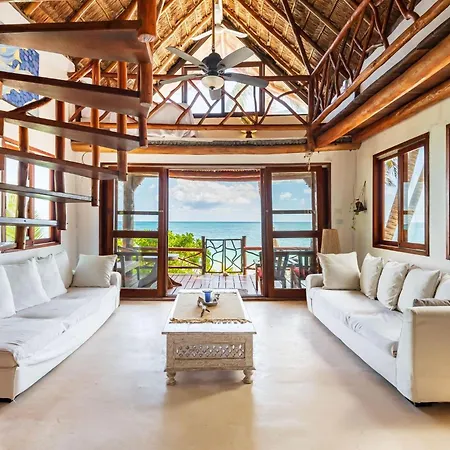 Amazing Eco Palapa At Private Beach In Sian Kaan.